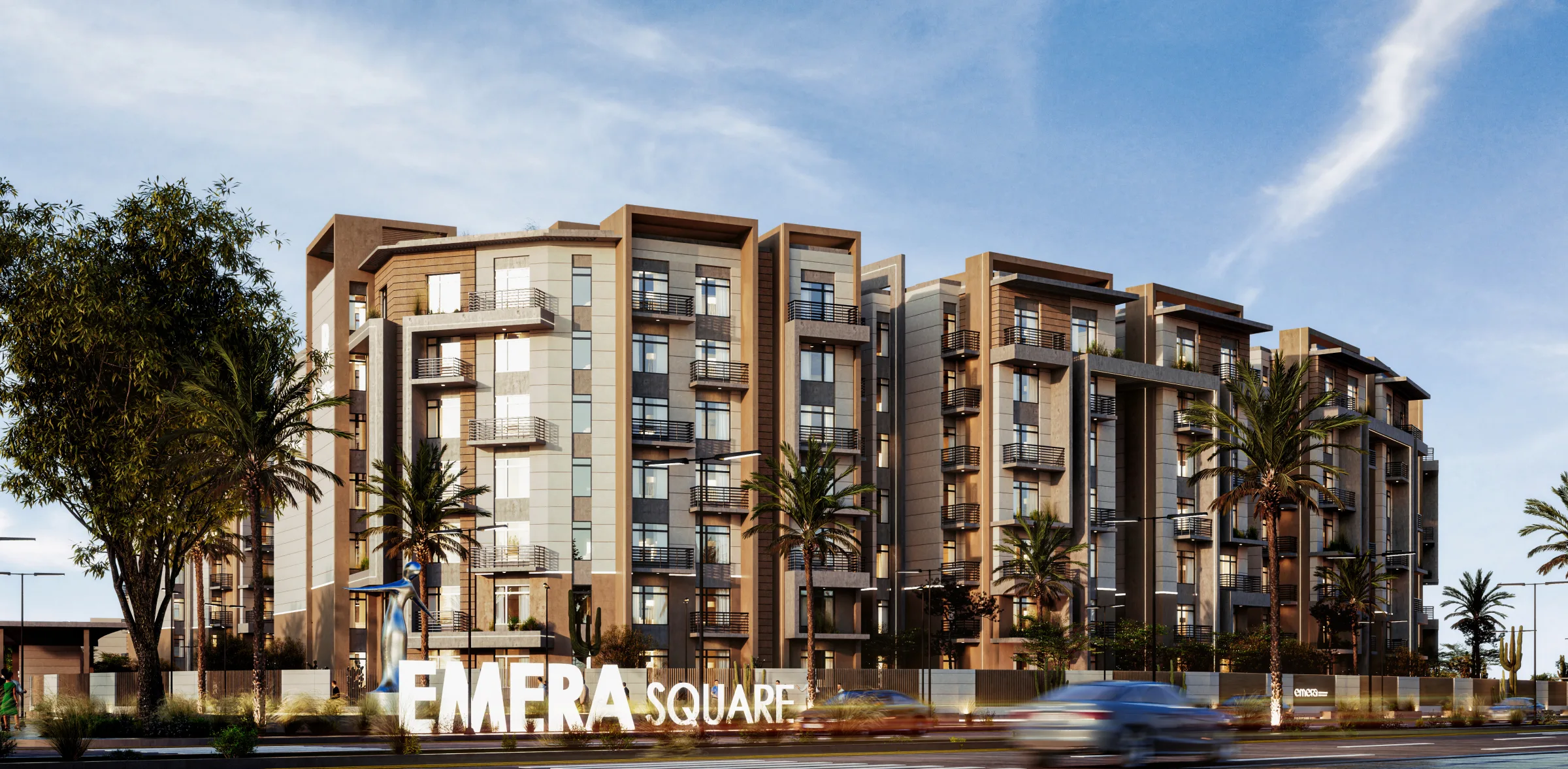 Emera Residence during the day